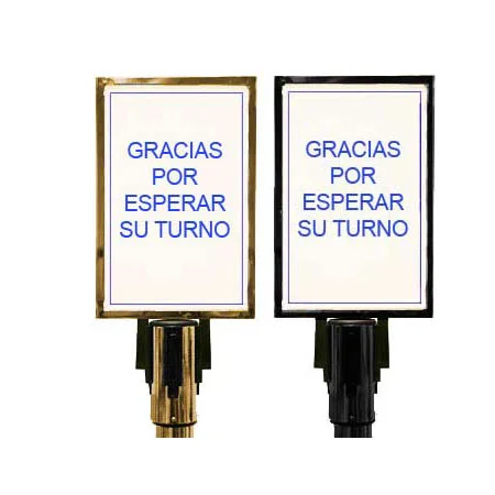 Porta Letrero con Marco - Imagen 3