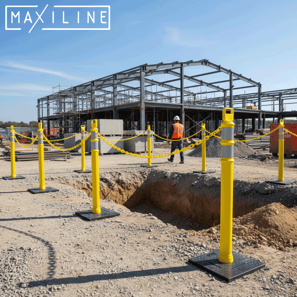 Poste De Seguridad Plastico - Imagen 5