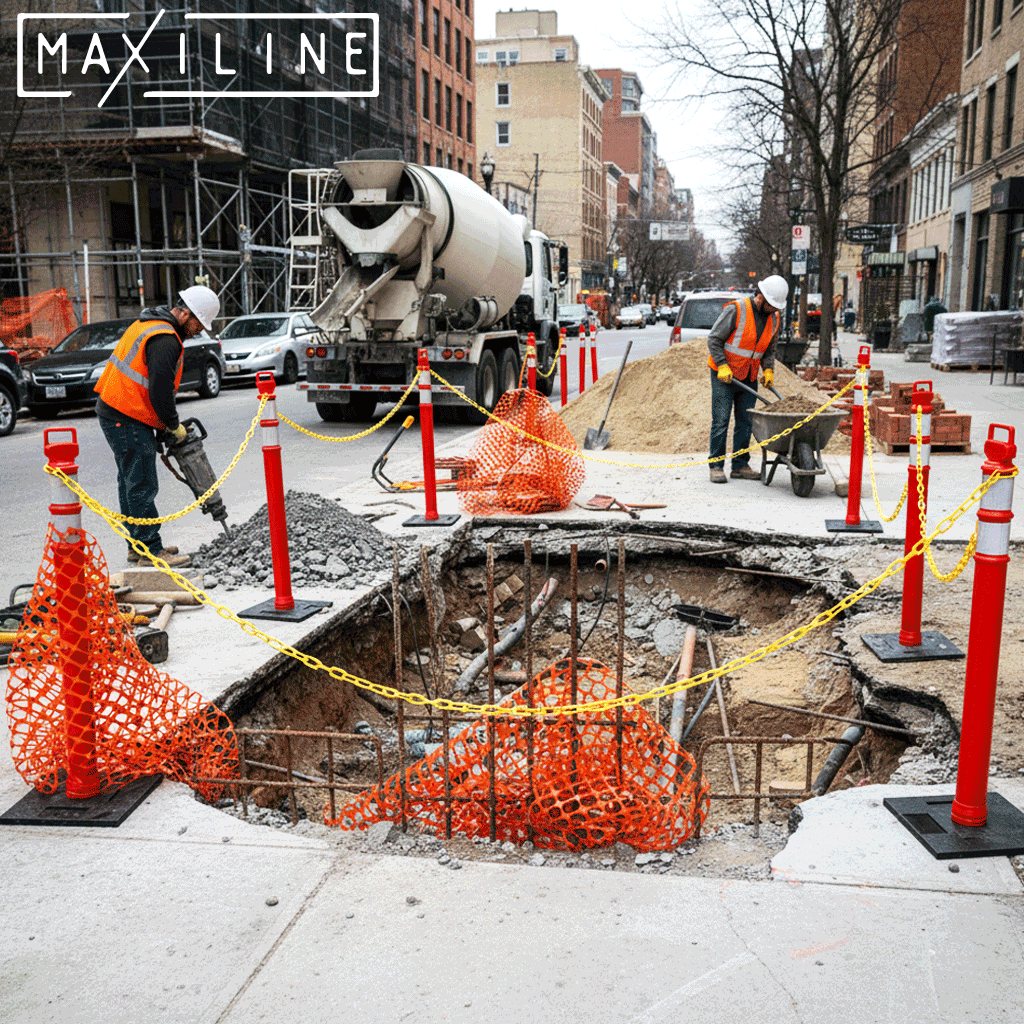 Poste De Seguridad Plastico - Imagen 4